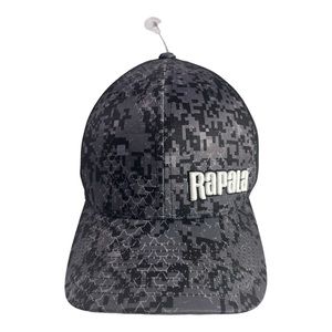Rapala Mens Fishing‎ Cap Hat Black & Grey One Size fits Most Fitted